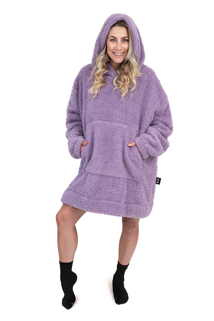 Jump Pocket MOD Purple Short Hoodie Blanket