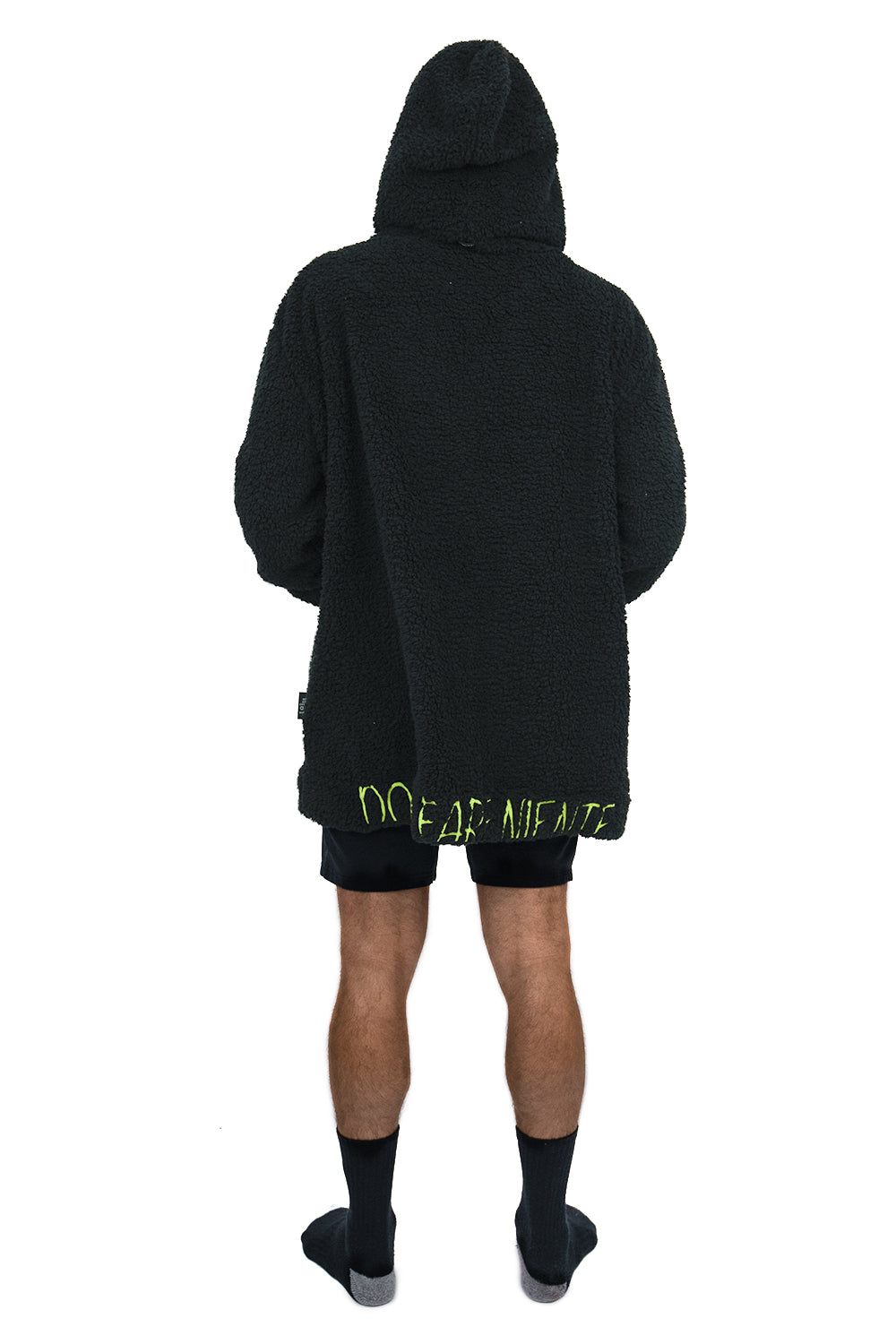 Jump Pocket MOD Black Short Hoodie Blanket