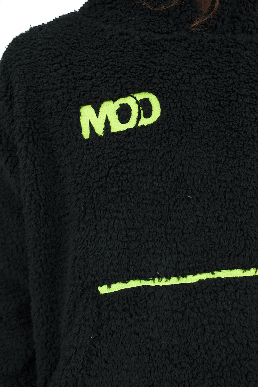 Jump Pocket MOD Black Short Hoodie Blanket