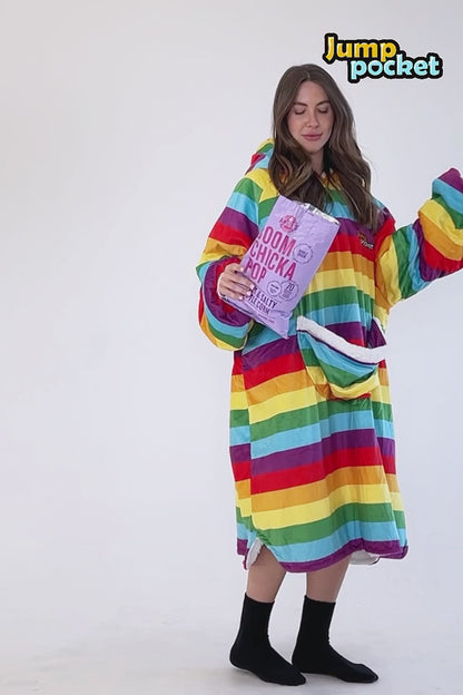 Jump Pocket Rainbow Hoodie