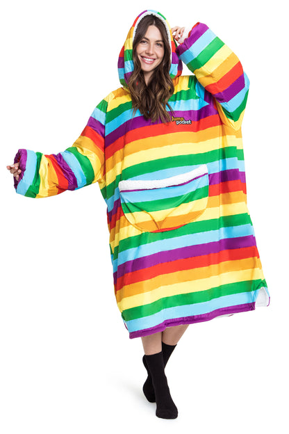 Jump Pocket Rainbow Hoodie
